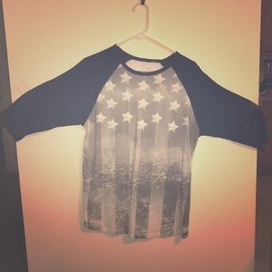American flag shirt